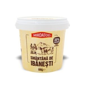 Smantana de Ibanesti 35% grăsime, 500g - MIRDATOD