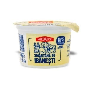 Smantana de Ibanesti 15% grasime, 200g - MIRDATOD